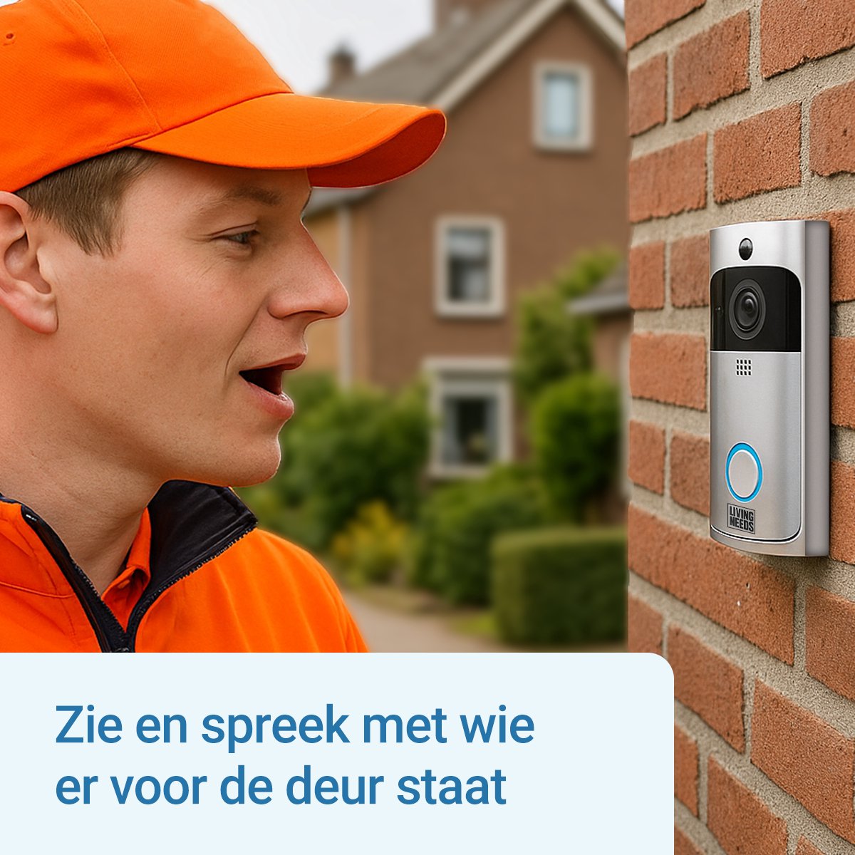 Living Needs Draadloze Video Deurbel HD