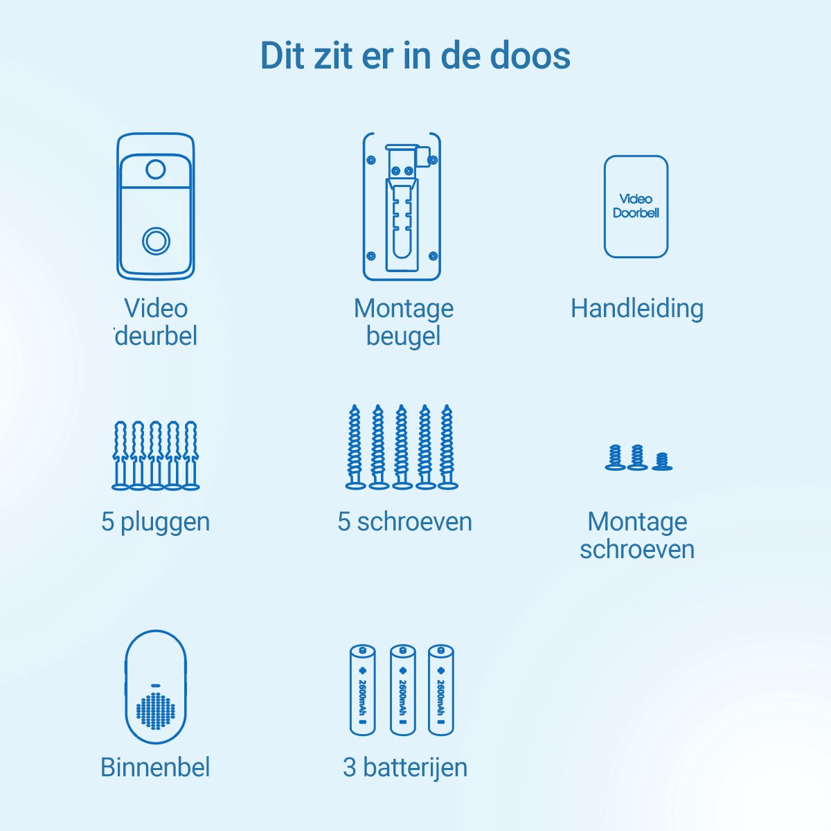 Living Needs Draadloze Video Deurbel HD