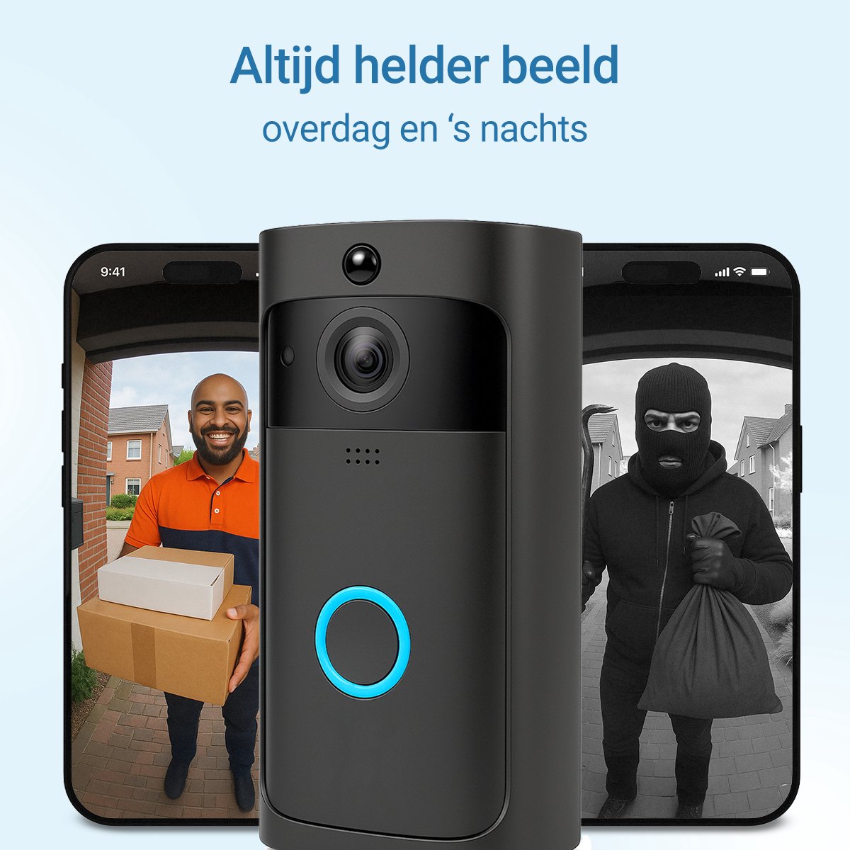 Living Needs Video Deurbel Draadloos HD Camera