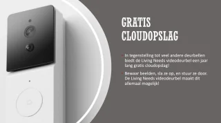 Living Needs Videodeurbel Draadloos