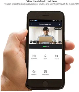 Lopoleis Slimme Video Deurbel Wifi 1080P Met Draadloze Gong