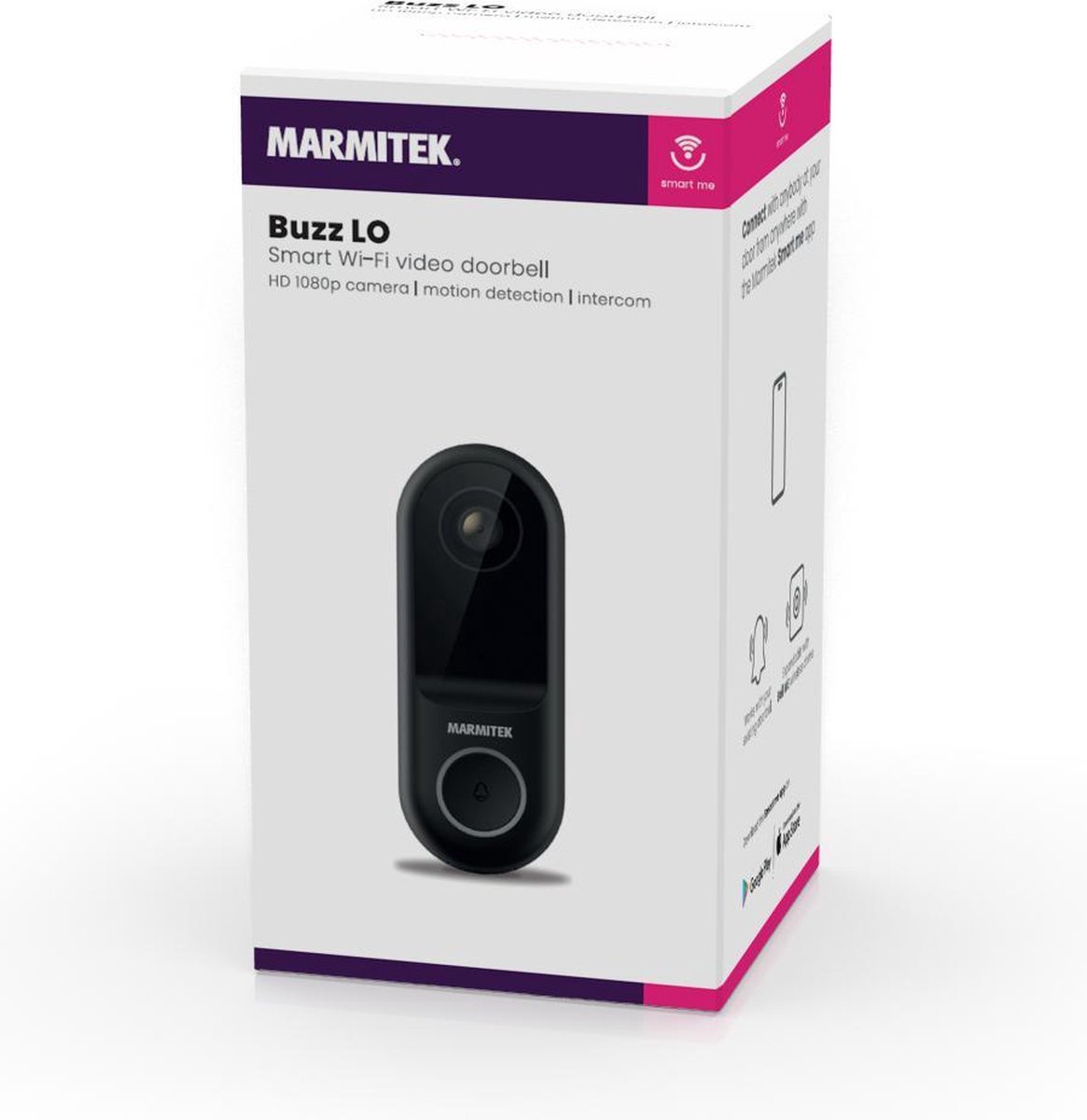 Marmitek Buzz LO Draadloze Deurbel met Camera en Wifi