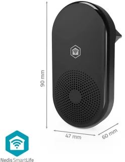 Nedis SmartLife Gong - Accessoire voor WIFICDP11BK/WIFICDP21BK/WIFICDP31BK
