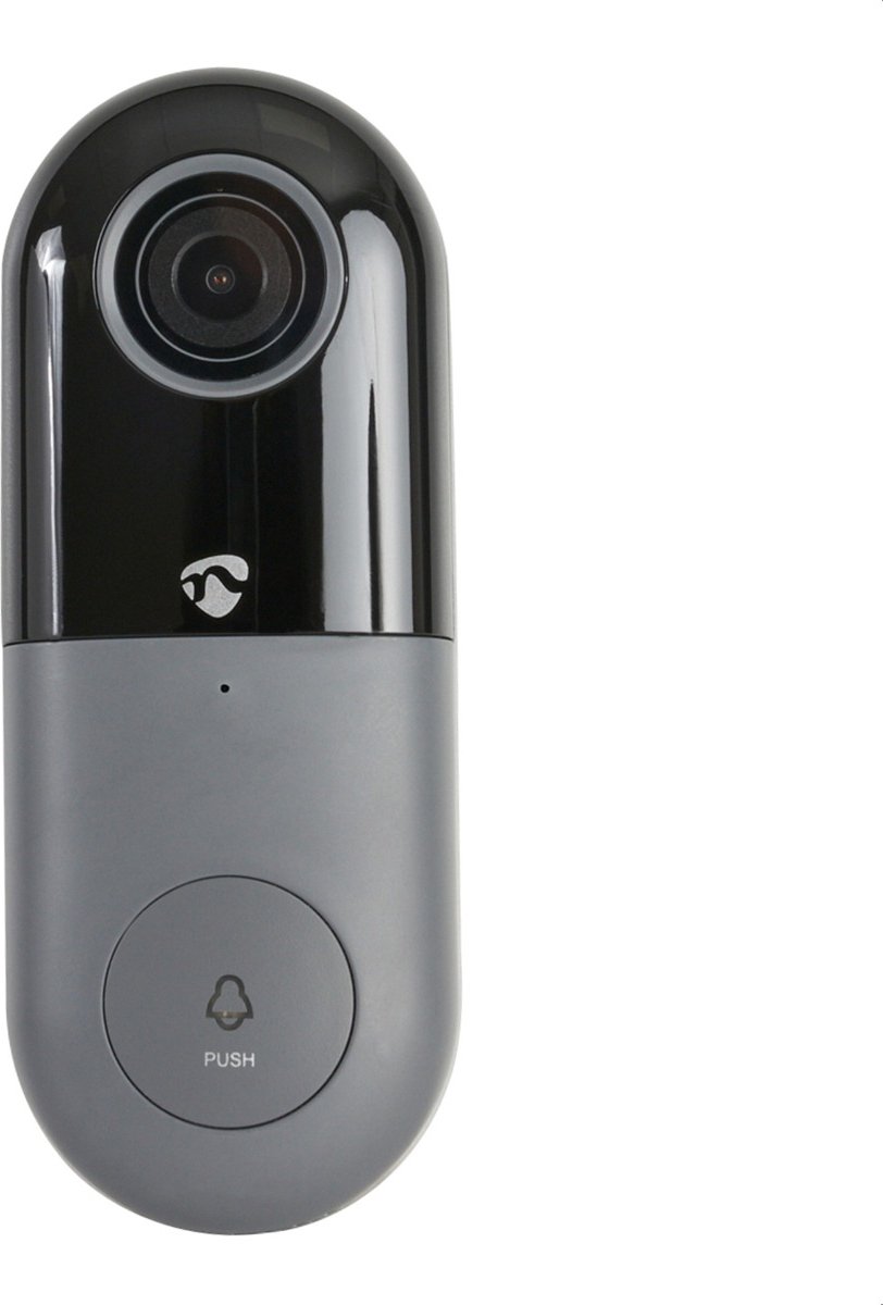 Nedis SmartLife Videodeurbel Wi-Fi Full HD 1080p Grijs/Zwart