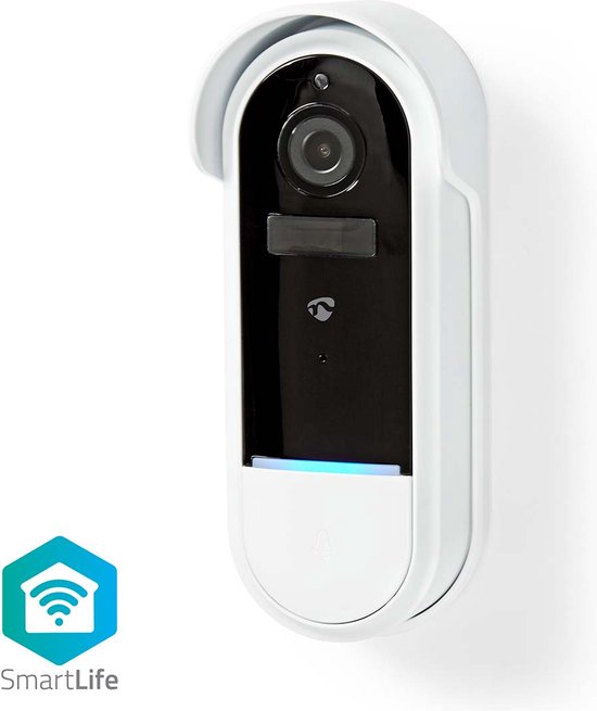 Nedis SmartLife Videodeurbel Wi-Fi Full HD 1080p Wit