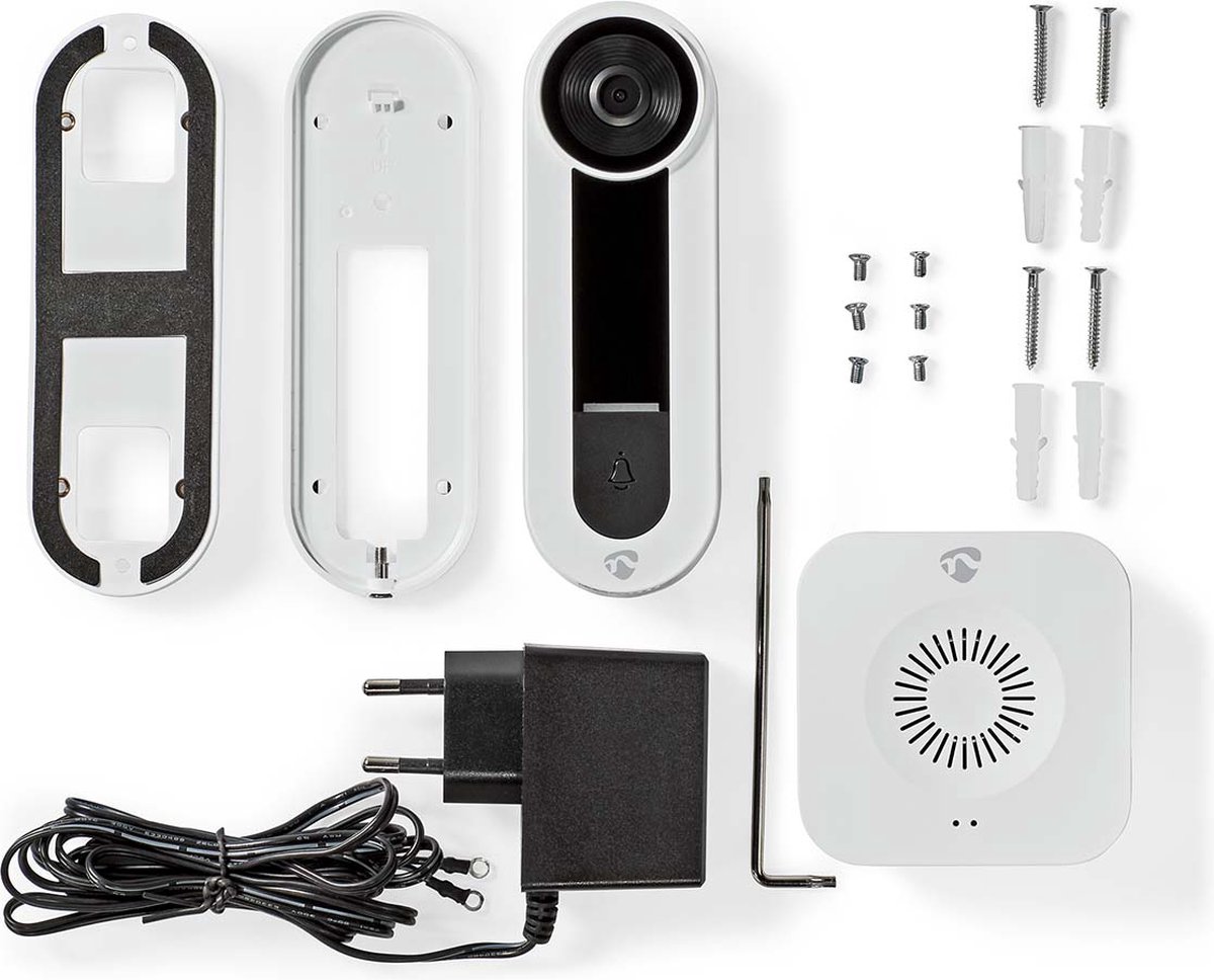 Nedis SmartLife Videodeurbel Wi-Fi Wit