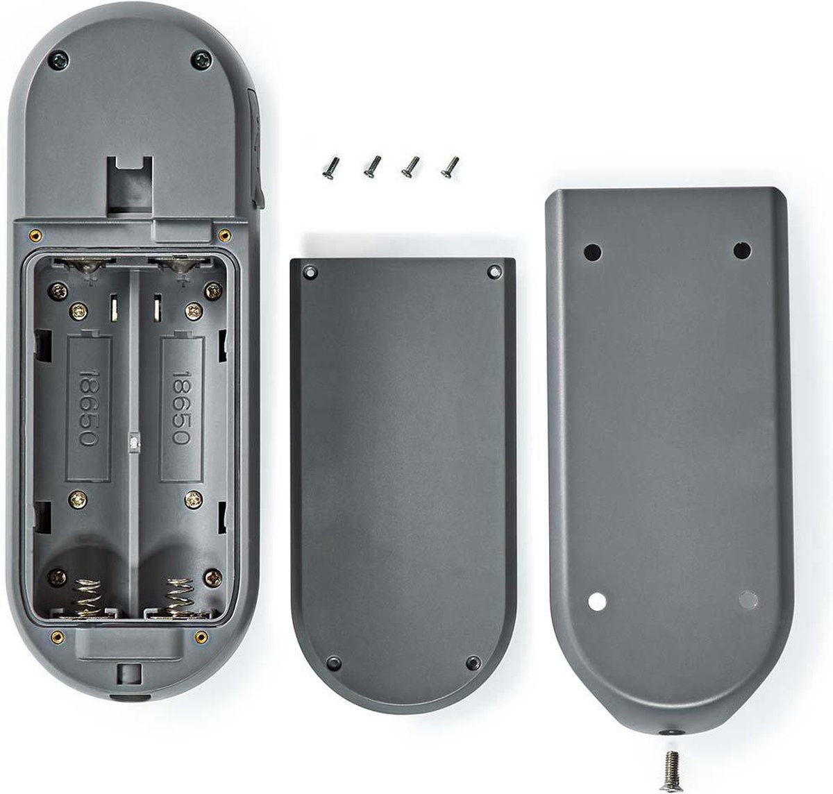 Nedis SmartLife Wi-Fi Videodeurbel Full HD Grijs