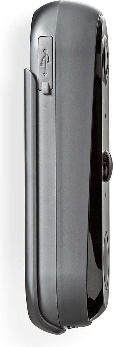 Nedis SmartLife Wi-Fi Videodeurbel Full HD Grijs
