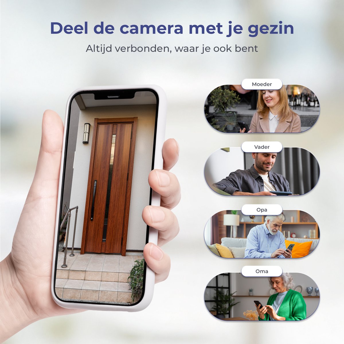 Nexino Slimme Video Deurbel Dual Camera 2K Ultra HD 128GB