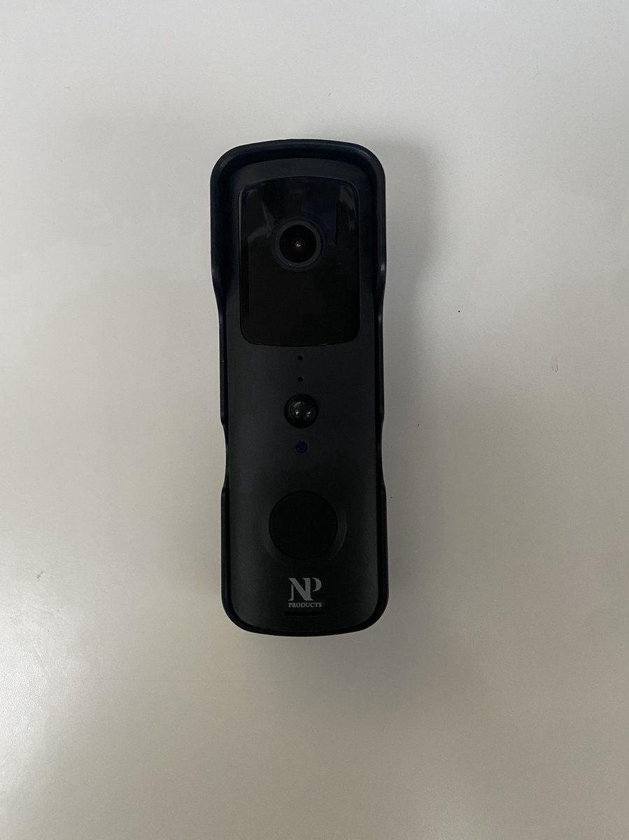 NP-products HD Video Deurbel T30 Zwart inclusief 64GB SD-kaart