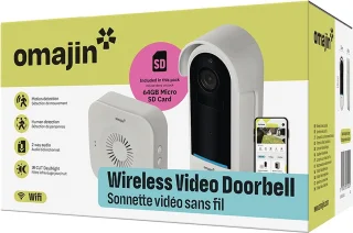 omajin Slimme Deurbel HD met Chime Wit