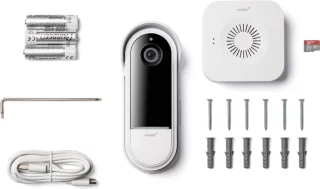 omajin Slimme Deurbel HD met Chime Wit