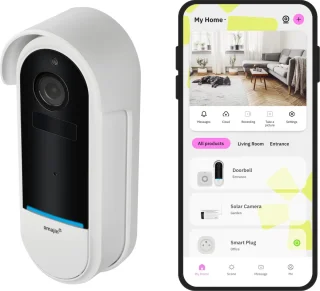 omajin Slimme Deurbel HD met Chime Wit