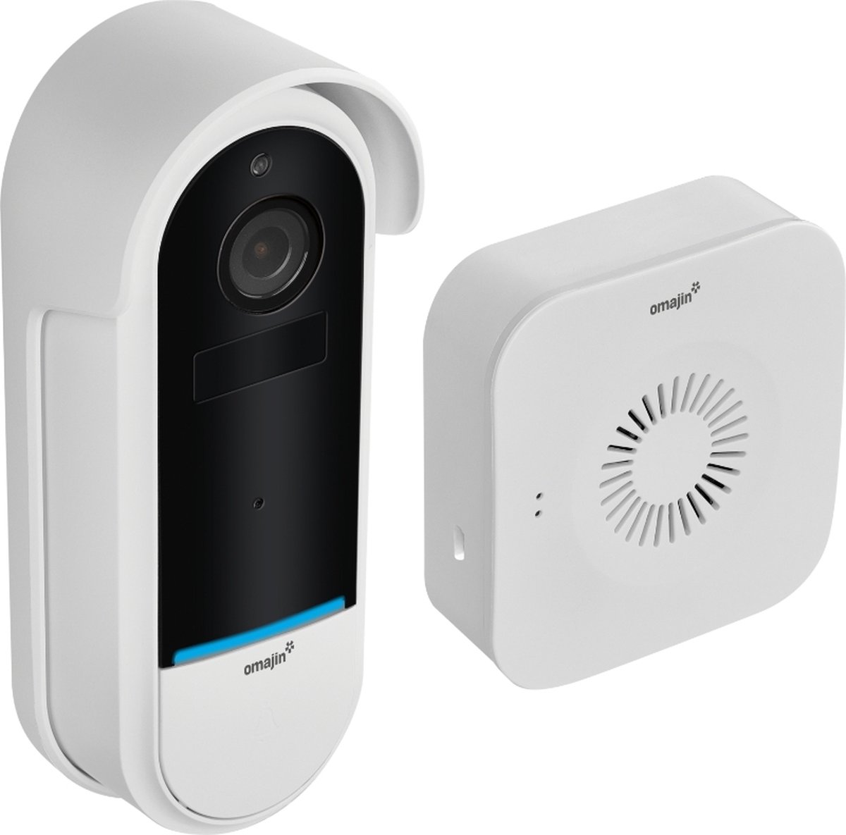 omajin Slimme Deurbel HD met Chime Wit