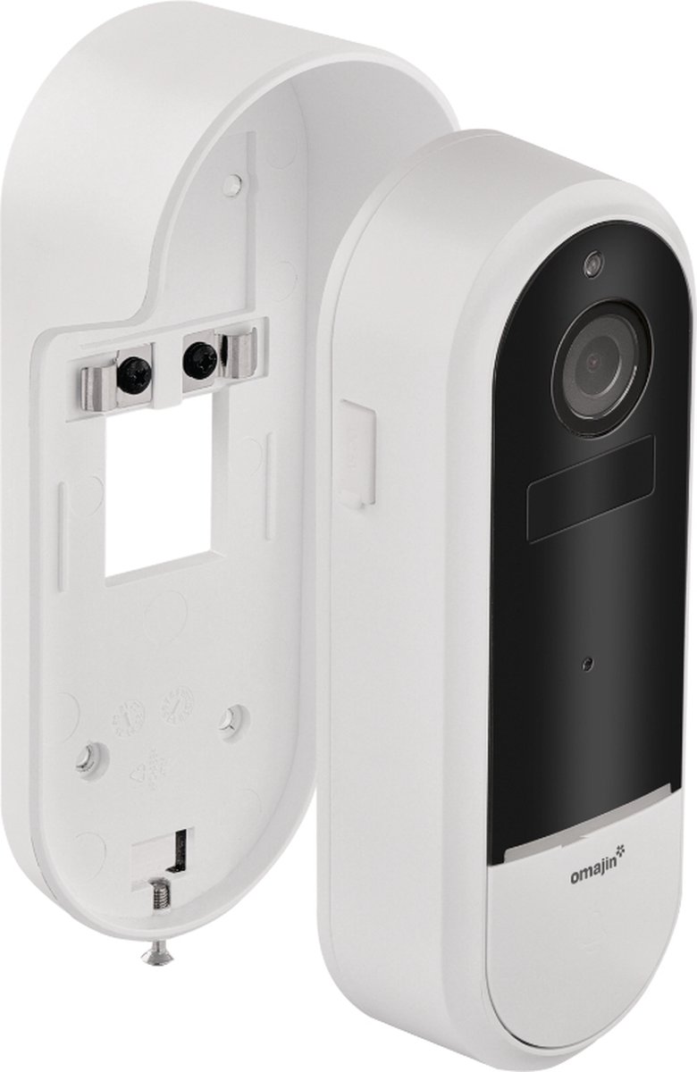 omajin Slimme Deurbel HD met Chime Wit