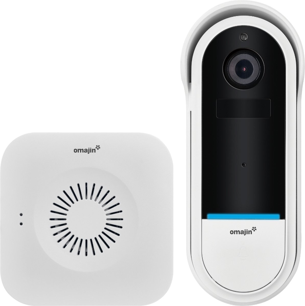 omajin Slimme Deurbel HD met Chime Wit