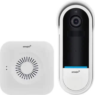 omajin Slimme Deurbel HD met Chime Wit