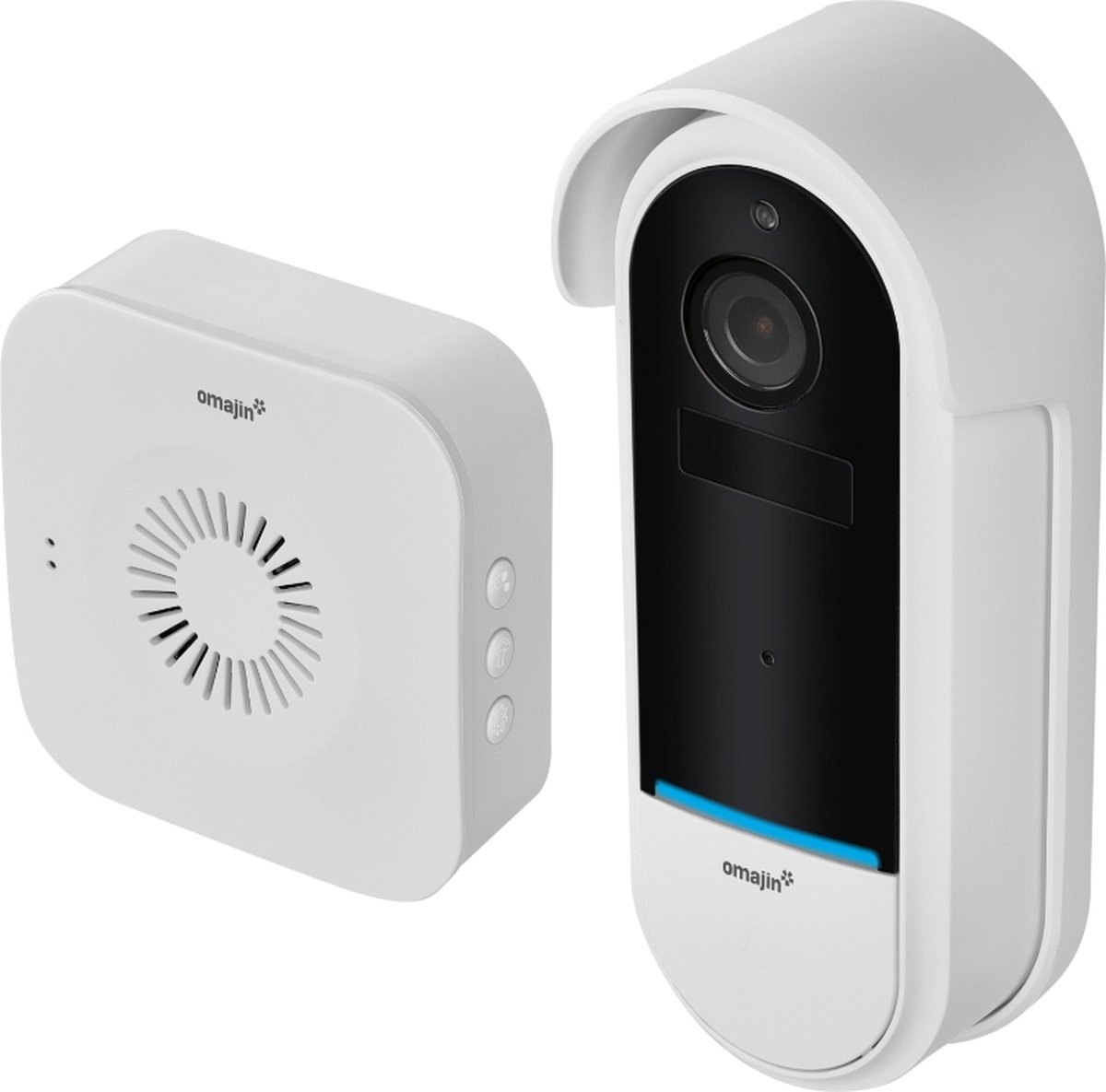 omajin Slimme Deurbel HD met Chime Wit