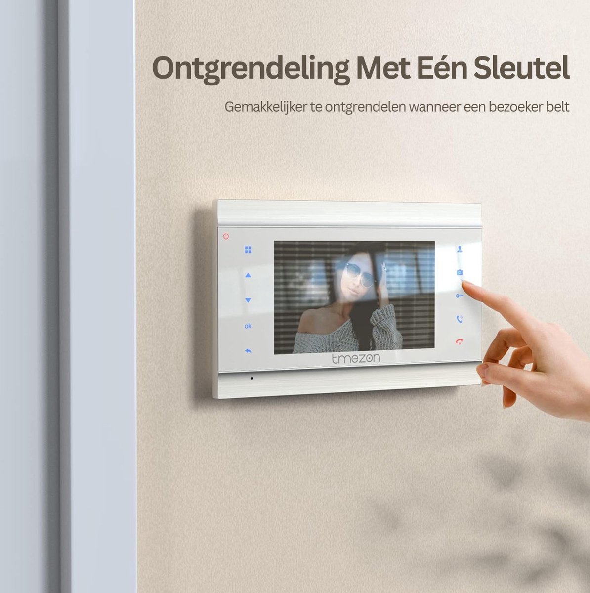 OxyFlowzy Deurbel met Camera en 2 Binnenschermen