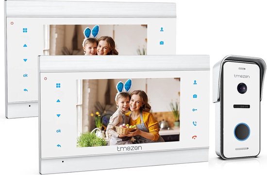 OxyFlowzy Deurbel met Camera en 2 Binnenschermen