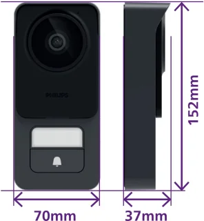 Philips WelcomeEye Connect 3 Outdoor buitenpost