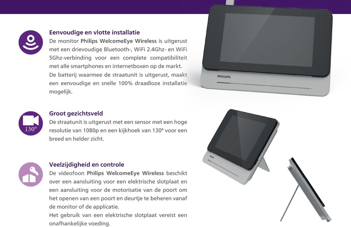 Philips WelcomeEye Wireless videodeurbel