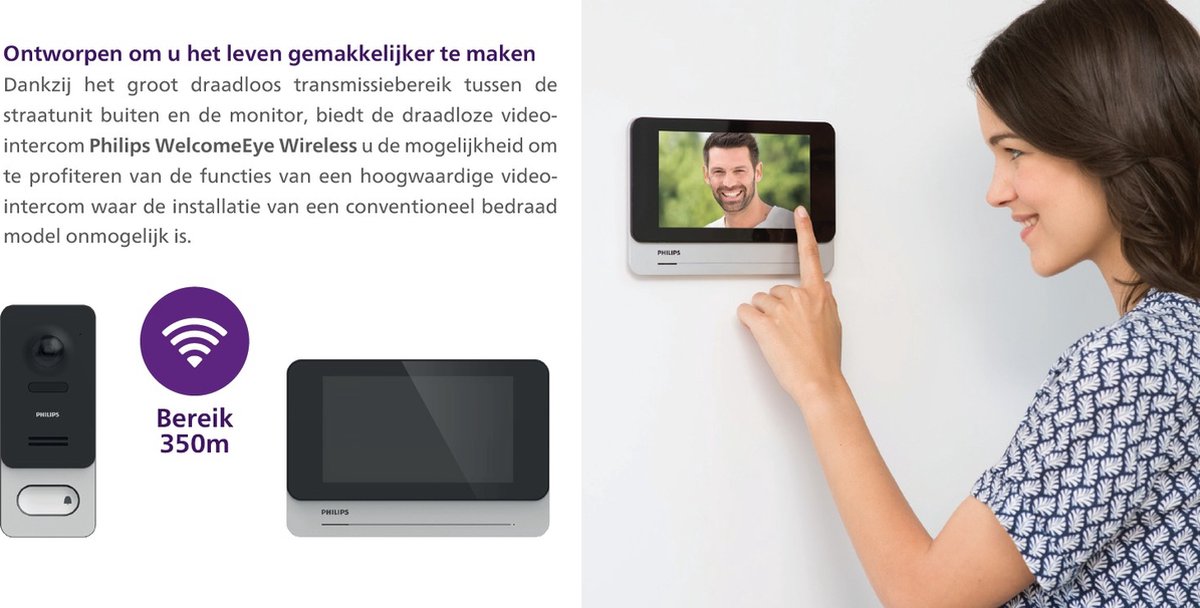 Philips WelcomeEye Wireless videodeurbel