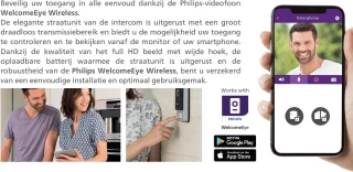 Philips WelcomeEye Wireless videodeurbel