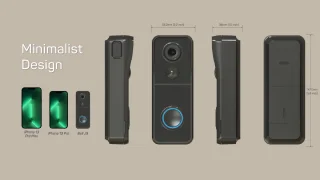 Powell Draadloze Video Deurbel 2K 32GB
