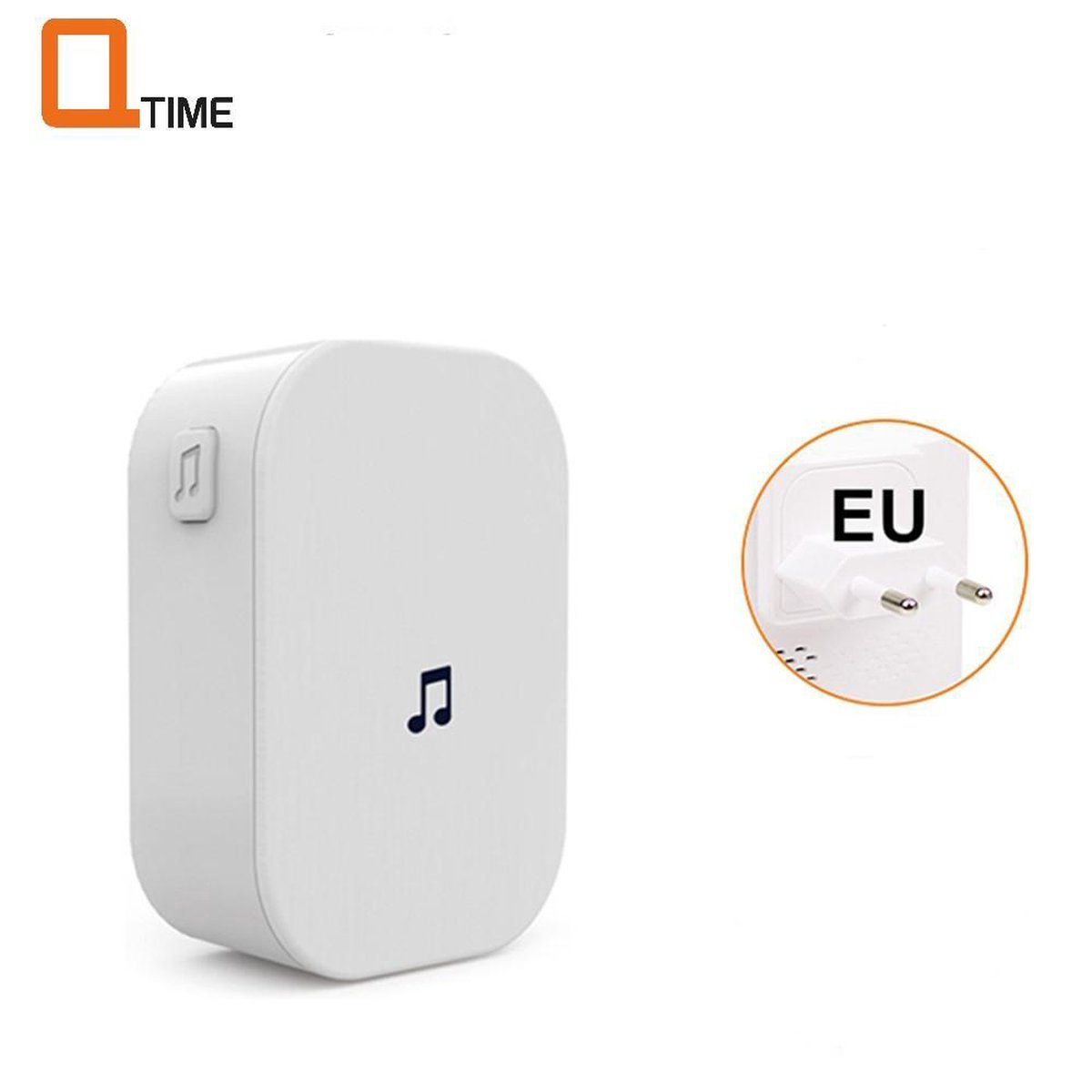 Q-time 2 Ultra HD1080P Draadloze Slimme Deurbel Inclusief 2 Accu’s en Gong