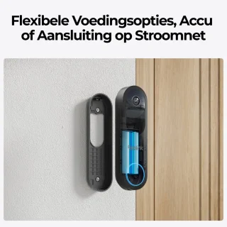 Reolink 2K 4MP Batterij Videodeurbel Wit