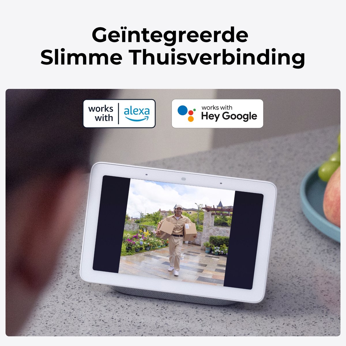 Reolink 2K 4MP Batterij Videodeurbel Wit