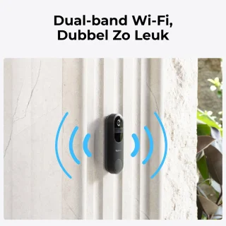 Reolink 2K 4MP Batterij Videodeurbel Wit