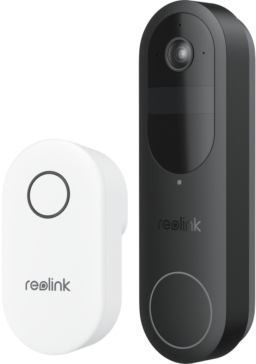Reolink 2K 4MP Batterij Videodeurbel Zwart