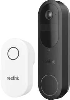 Reolink 2K 4MP Batterij Videodeurbel Zwart