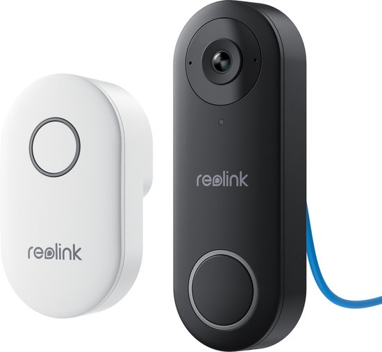 Reolink 2K 5MP Video Deurbel PoE Zwart