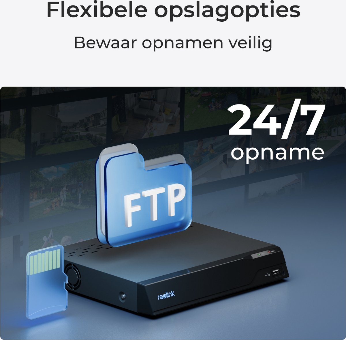 Reolink 2K WiFi Video Deurbel Zwart