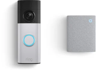 De Ring Battery Video Doorbell Plus (2nd Gen) + Chime (3rd Gen) - Nickel Silver in één oogopslag