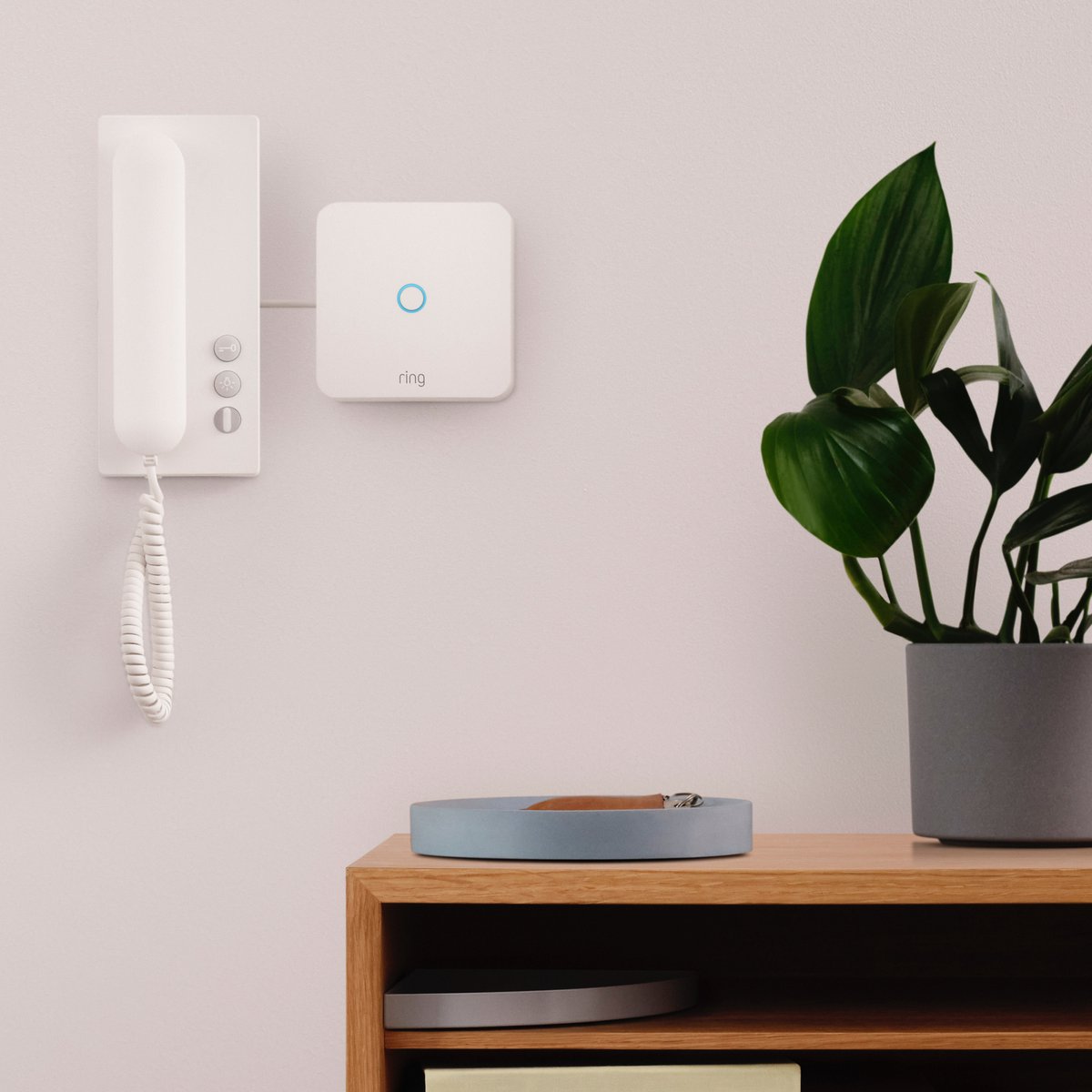 Ring Intercom Slimme Deuropener Batterij Wit