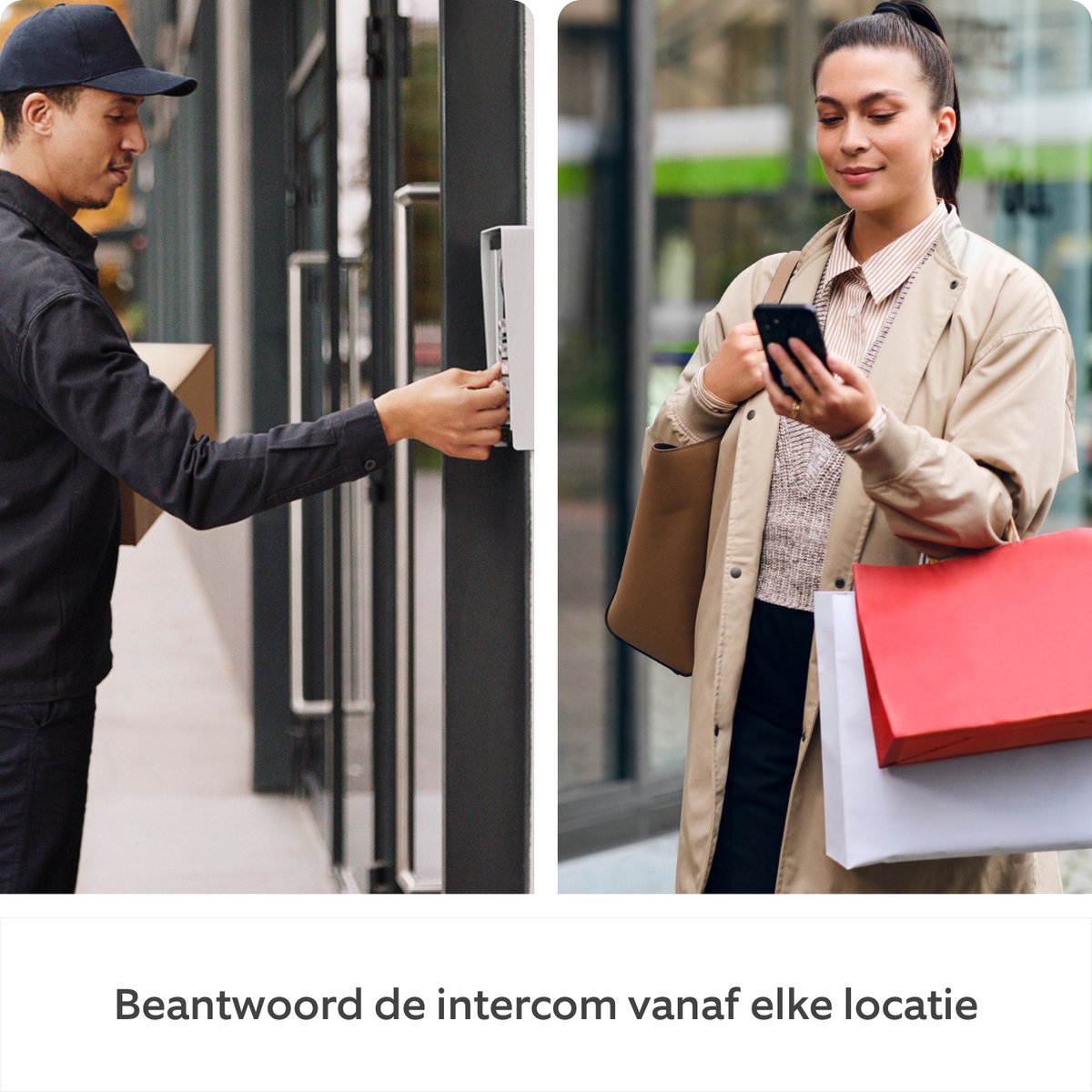 Ring Intercom Slimme Deuropener Batterij Wit