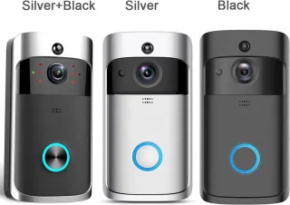 Ring Video Deurbel Draadloos Zwart v5 Inclusief Accu en Binnenbel