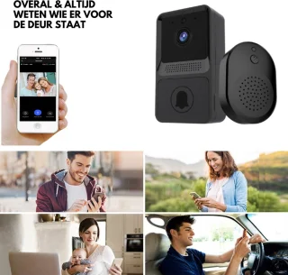 Ring Video Deurbel Slimme Deurbeldrukker 1080p WiFi