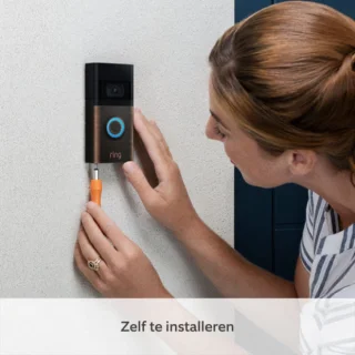Ring Video Doorbell 2nd Gen Venetian Bronze met Chime