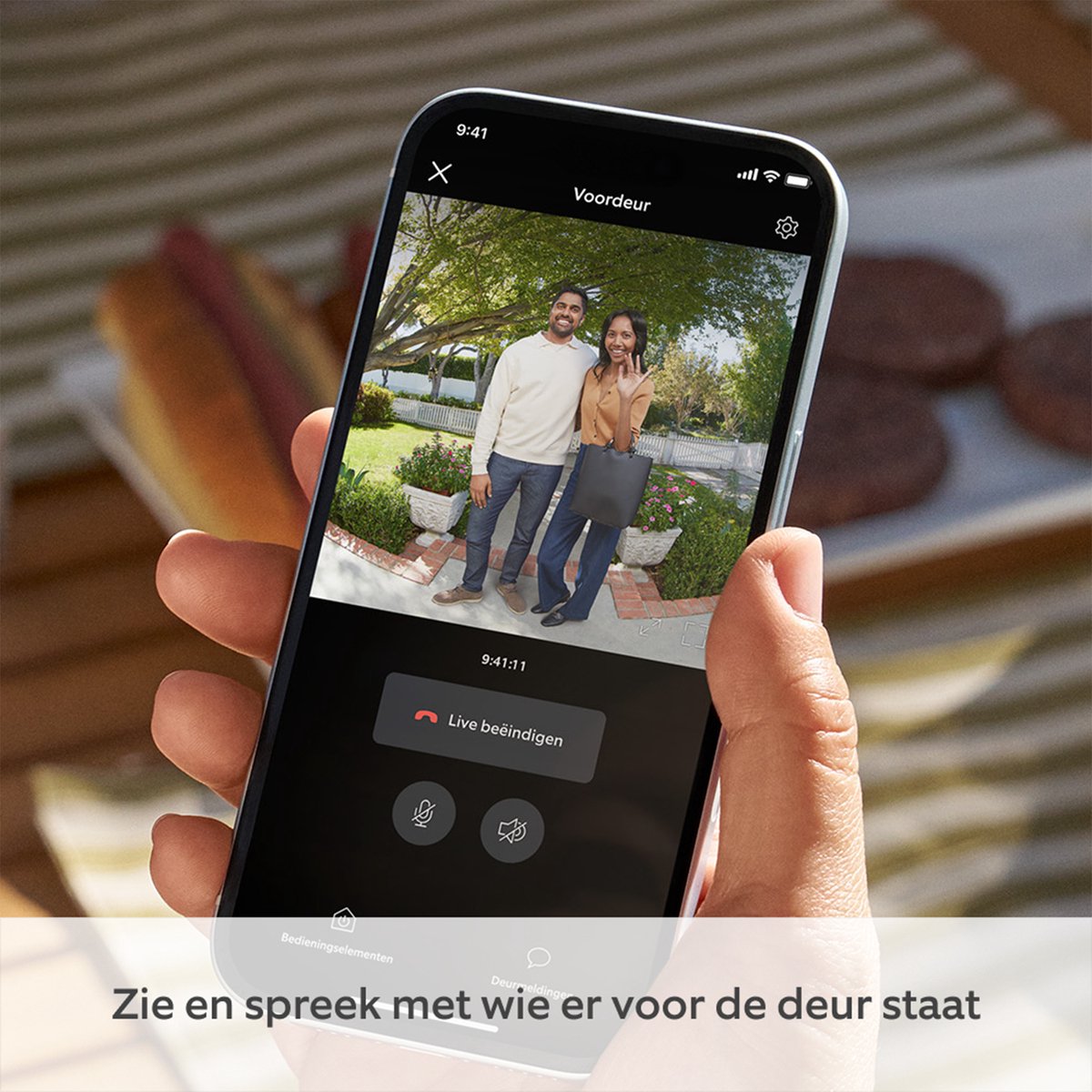 Ring Video Doorbell Batterij Draadloos Zilver 1440p