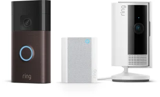 Ring Video Doorbell Battery Bundel met Chime en Binnencamera