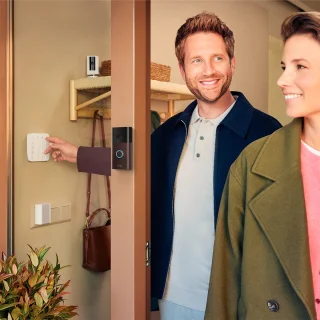 Ring Video Doorbell Battery Bundel met Chime en Binnencamera