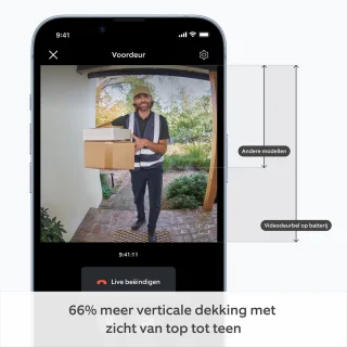 Ring Video Doorbell Battery Bundel met Chime en Binnencamera