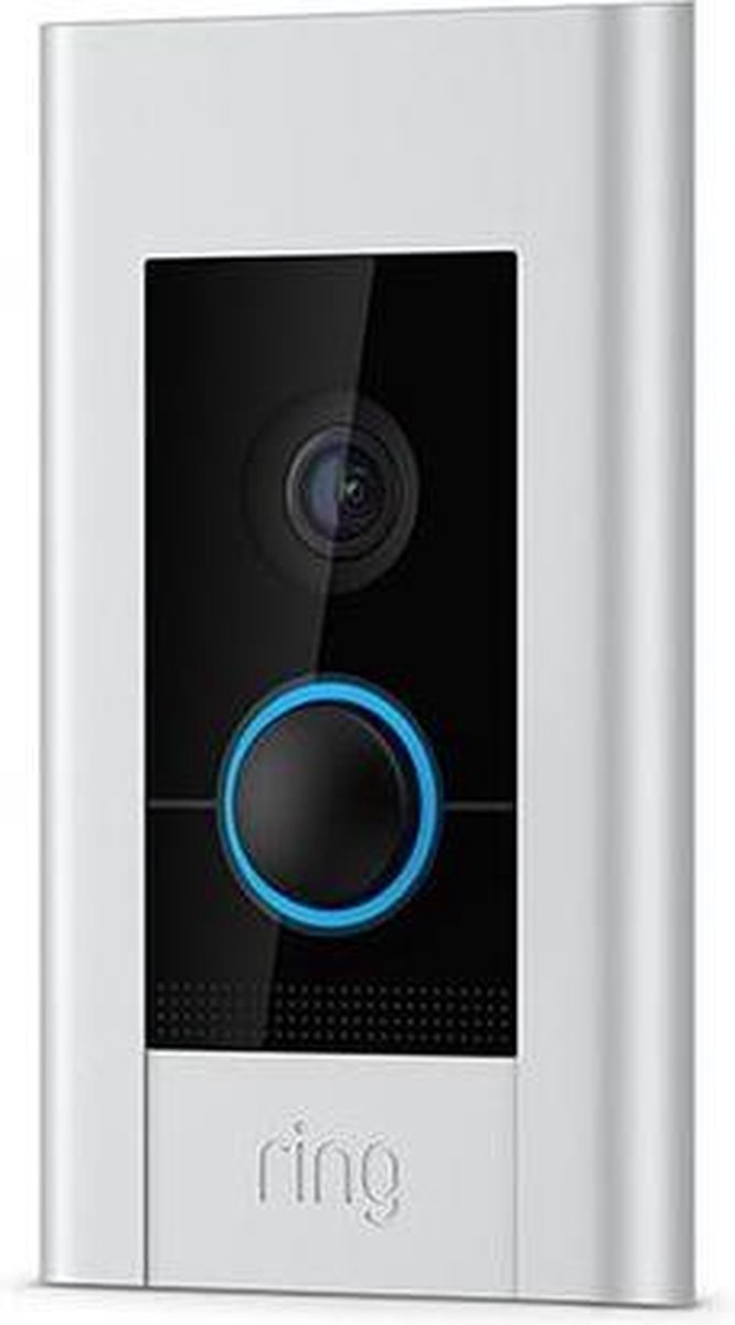 Ring Video Doorbell Elite Zilver Bedraad