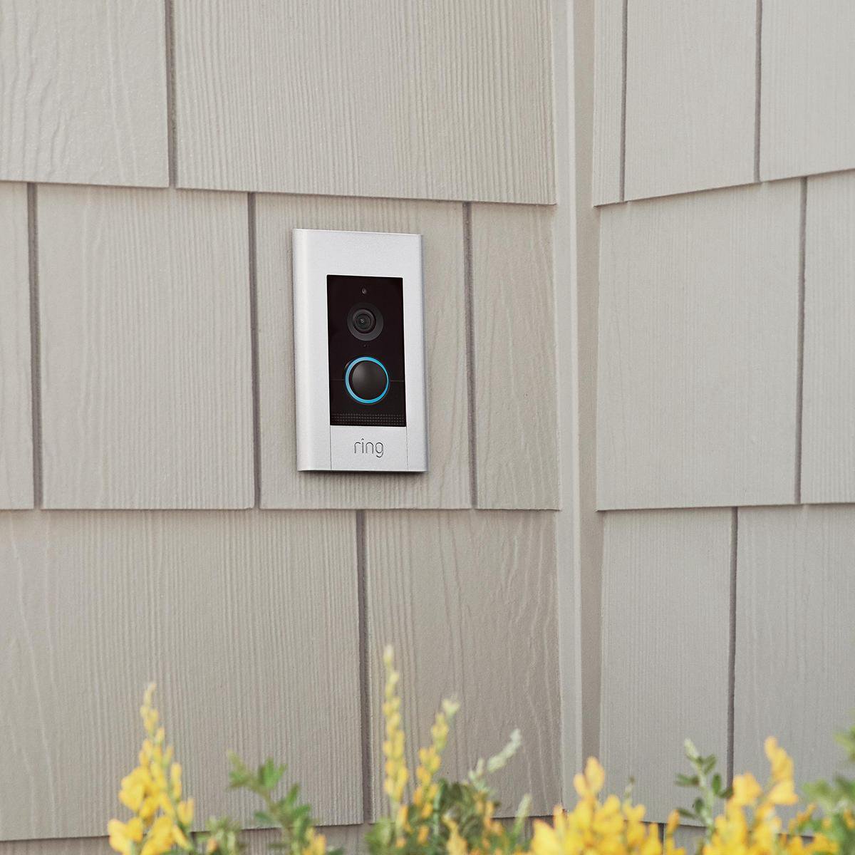Ring Video Doorbell Elite Zilver Bedraad