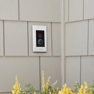 Ring Video Doorbell Elite Zilver Bedraad